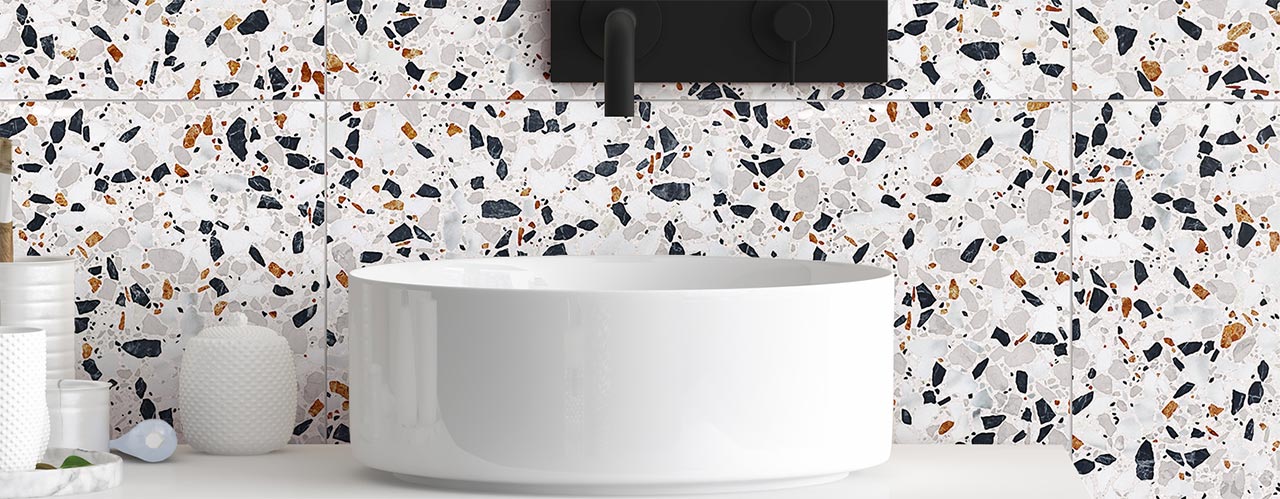 Terrazzo Look Bathroom Tiles