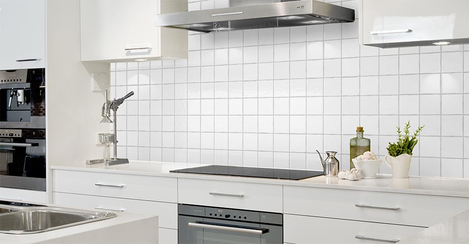 White Kitchen Tiles