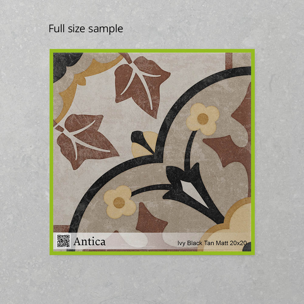 Antica Ivy Black Tan