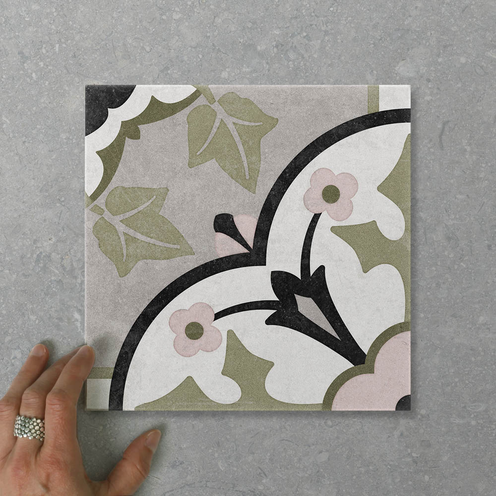 Antica Ivy Olive Ash Pink