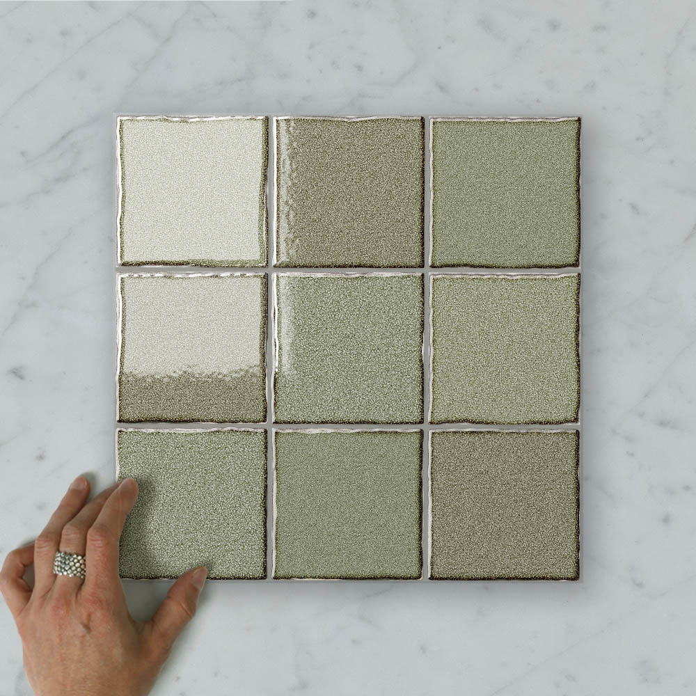 Zen Squares (100x100) Matcha