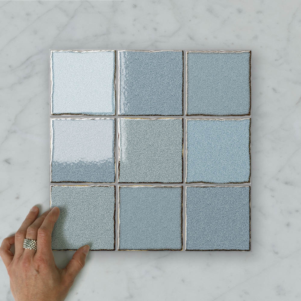 Zen Squares (100x100) Mizu