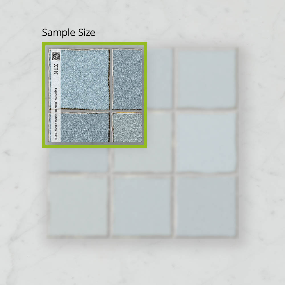 Zen Squares (100x100) Mizu