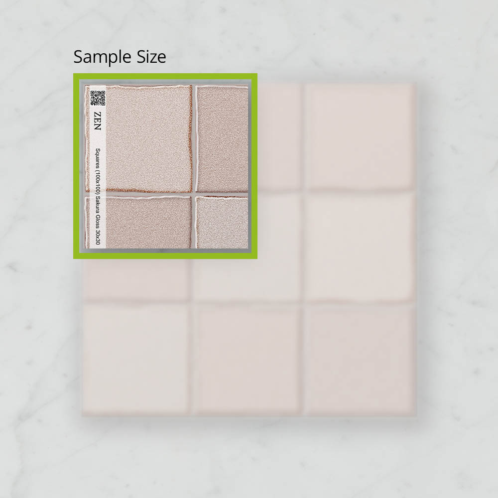 Zen Squares (100x100) Sakura