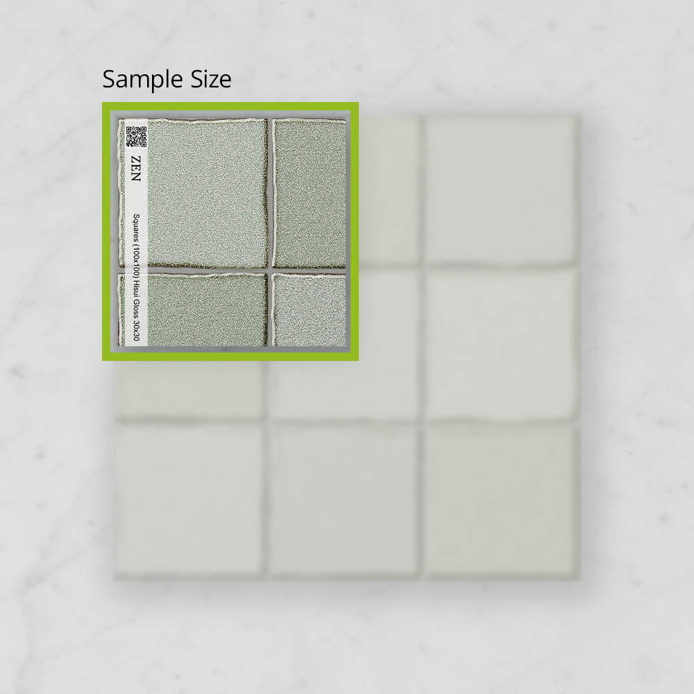 Zen Squares (100x100) Hisui