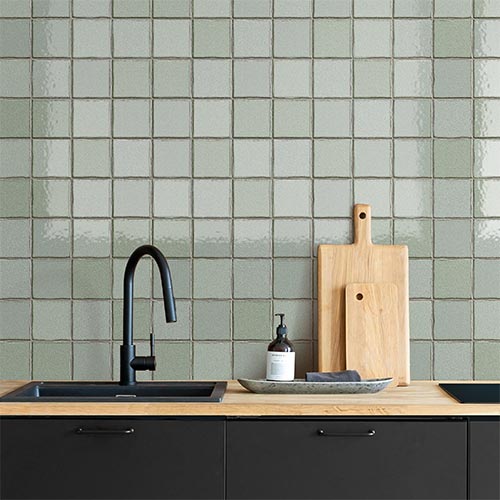 Zen Squares (100x100) Hisui