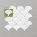 Picture of Marmo Fan (90x80) Carrara (Honed) 290x290 Sheet (Rectified)