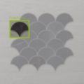 Picture of Marmo Fan (90x80) Nero (Honed) 290x290 Sheet (Rectified)