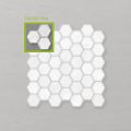 Picture of Marmo Hexagon (55x50) Carrara (Honed) 300x300 Sheet (Rectified)