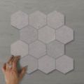 Picture of Marmo Hexagon (110x100) Jackrabbit (Honed) 345x295 Sheet (Rectified)